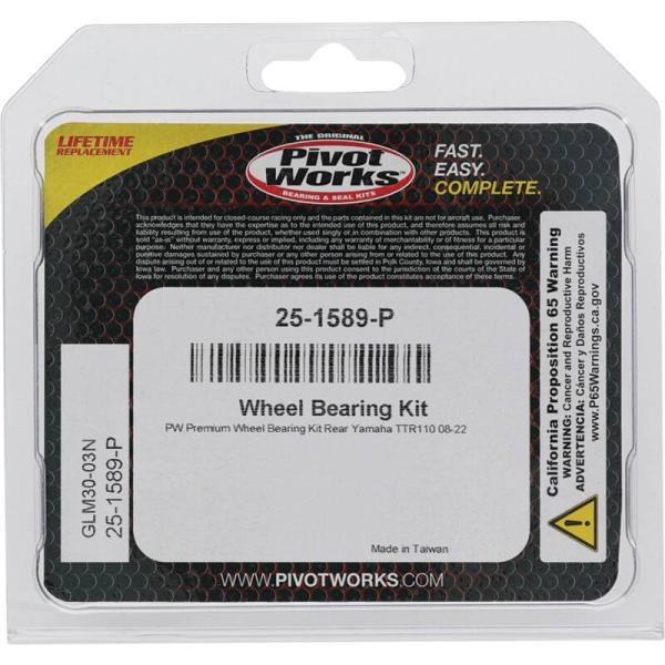 PIV Wheel Bearing Kit Pivot Works 25-1589-P