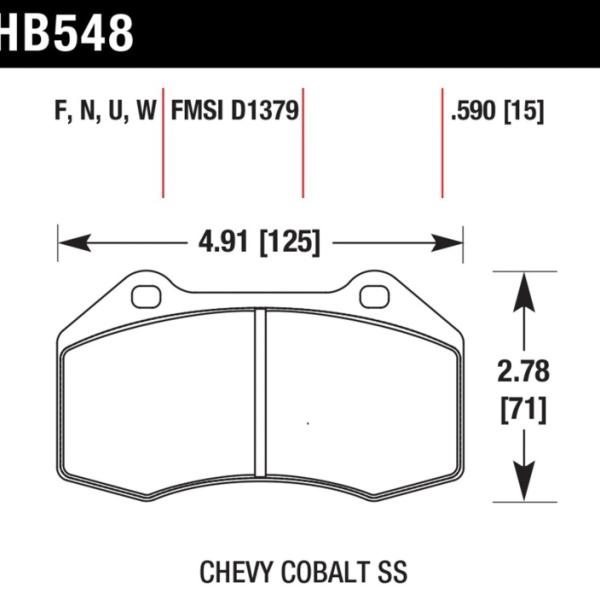 Hawk Performance HB548B.510
