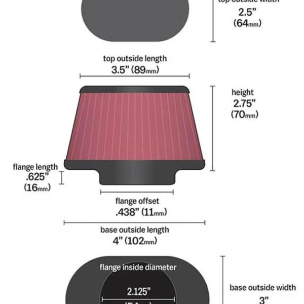 KN Universal Air Filter K&N Engineering RU-0984