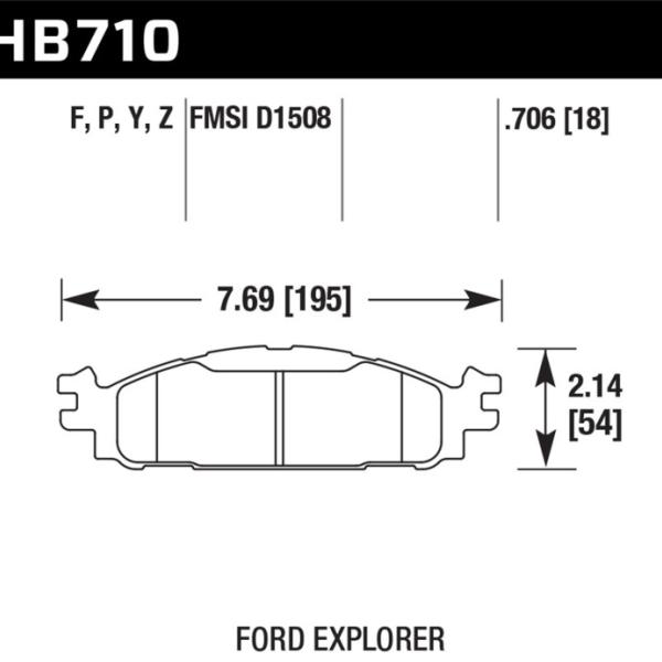 Hawk Performance HB710P.706