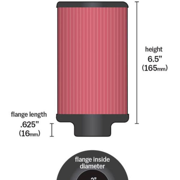 KN Universal Air Filter K&N Engineering RU-2820