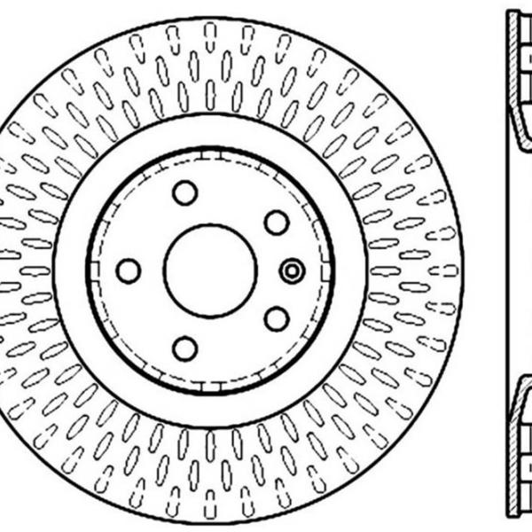 ST Slot & Drill Brake Rotors Stoptech 127.62128L