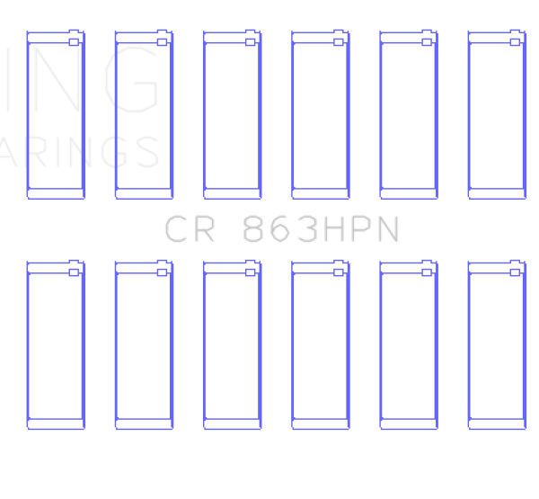 KING Performance Rod Bearings King Engine Bearings CR863HPN