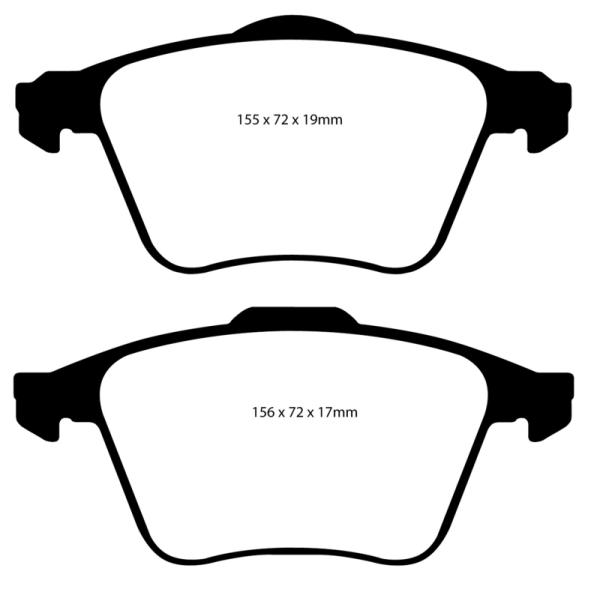 EBC Yellowstuff Brake Pad Sets EBC DP41679R