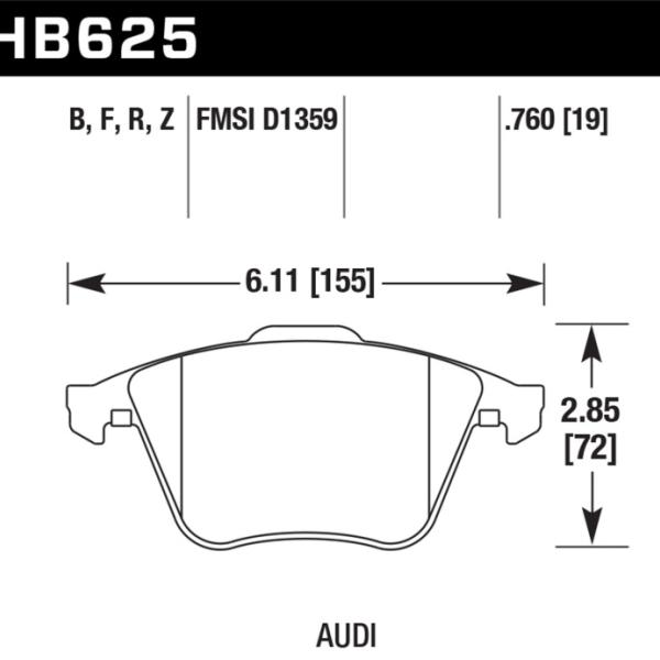 Hawk Performance HB625Z.760
