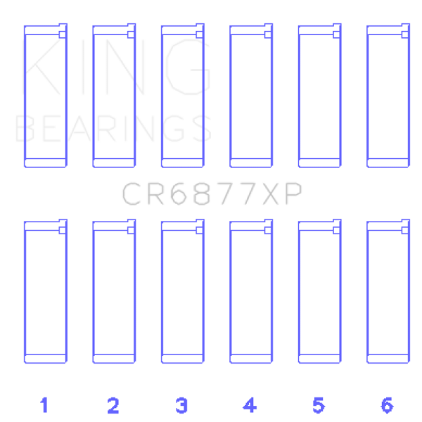 King Engine Bearings CR6877XP