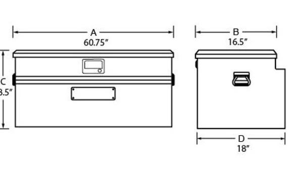TRA Flush Mount Box - Alum Tradesman 79460SL