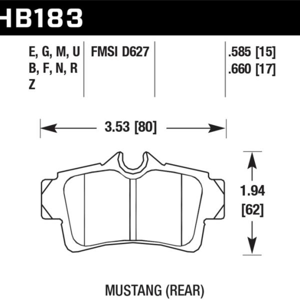 Hawk Performance HB183M.585