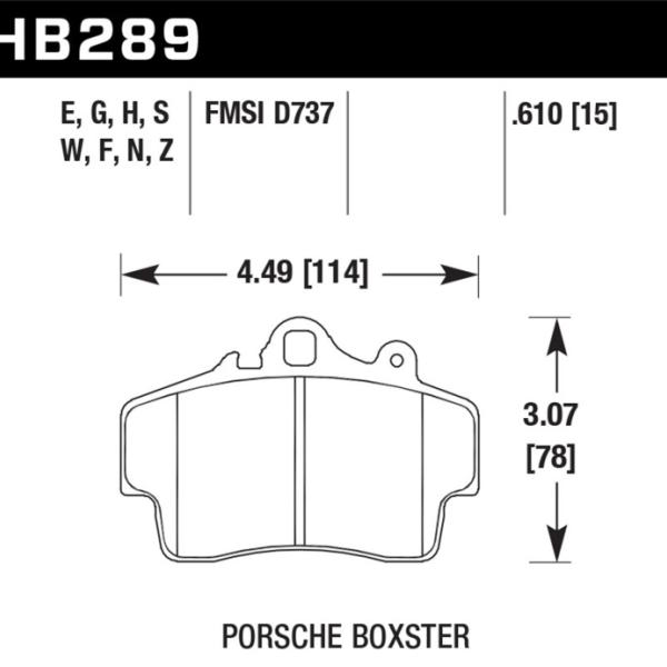 Hawk Performance HB289Z.610