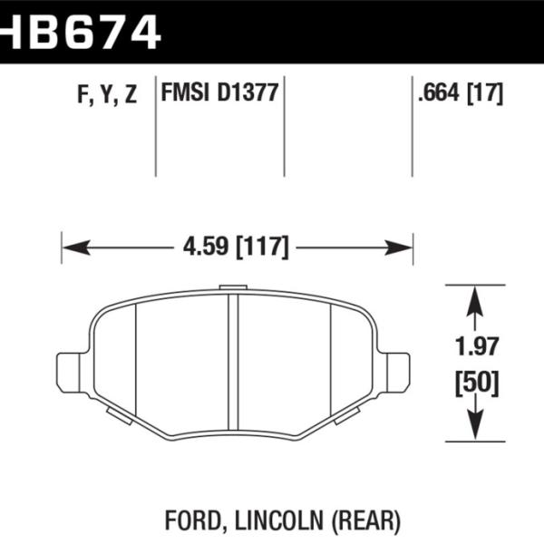 Hawk Performance HB674Z.664