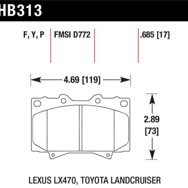 Hawk Performance HB313Y.685