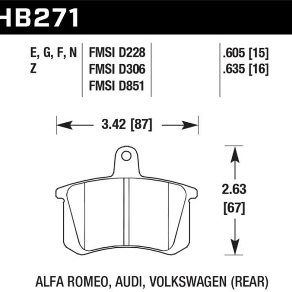 Hawk Performance HB271Z.635