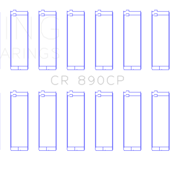 KING Rod Bearings King Engine Bearings CR890CP