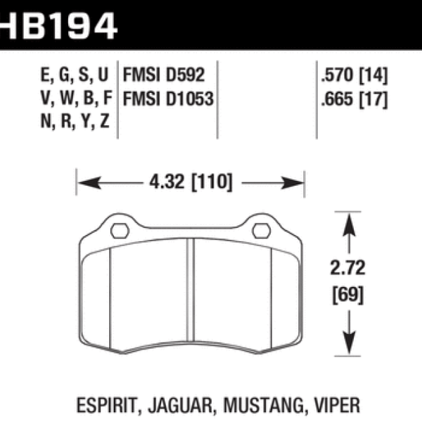 Hawk Performance HB194D.570