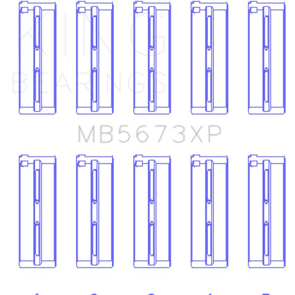 KING Performance Main Bearings King Engine Bearings MB5673XP