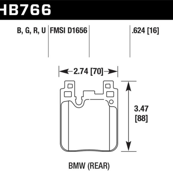 Hawk Performance HB766G.624