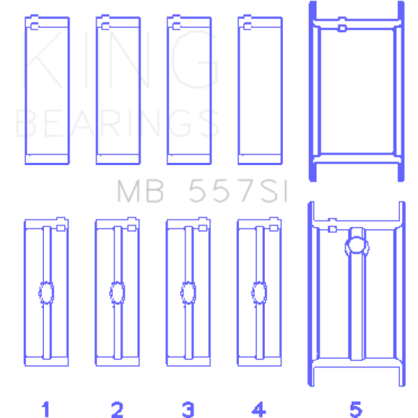 King Engine Bearings MB557SI010