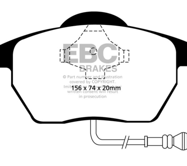 EBC Yellowstuff Brake Pad Sets EBC DP41330R