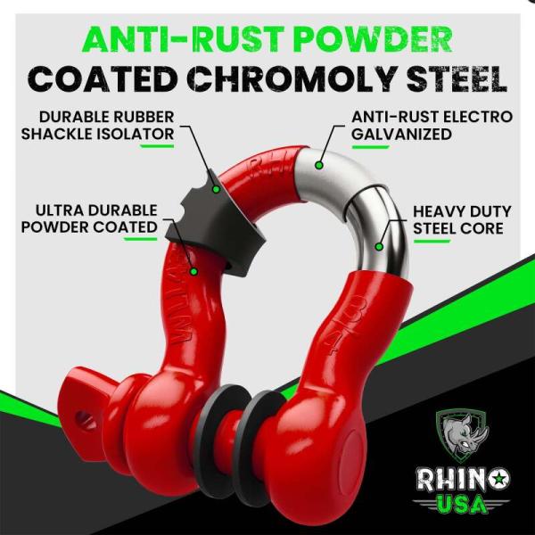 Rhino USA RNO-RED-SHACKLES
