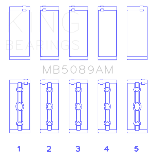King Engine Bearings MB5089AM