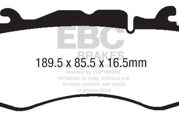 EBC Yellowstuff Brake Pad Sets EBC DP42174R