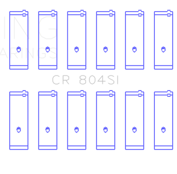 King Engine Bearings CR804SISTDX