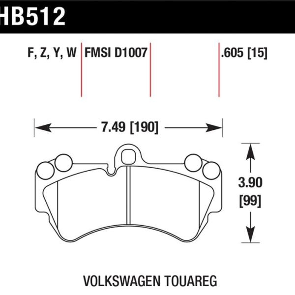Hawk Performance HB512Z.605