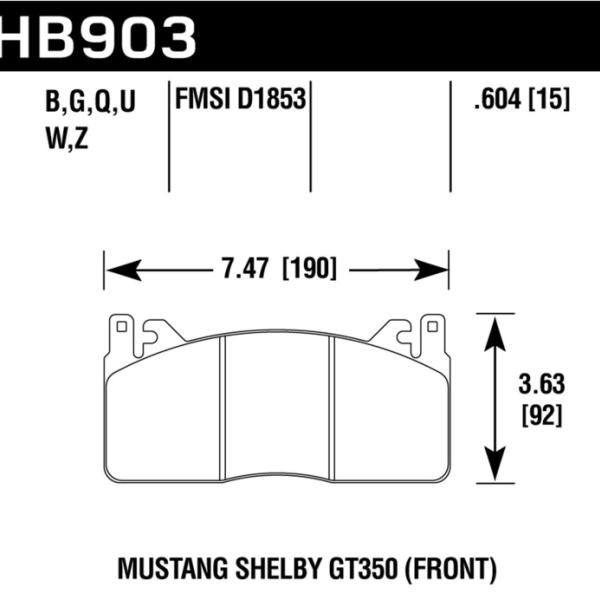 Hawk Performance HB903W.604