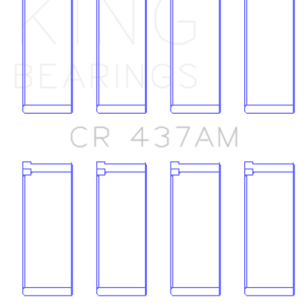 KING Connecting Rod Bearings King Engine Bearings CR437AM0.25