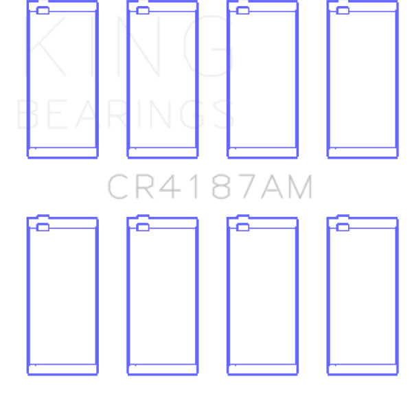 KING Main Bearings King Engine Bearings CR4187AM0.25