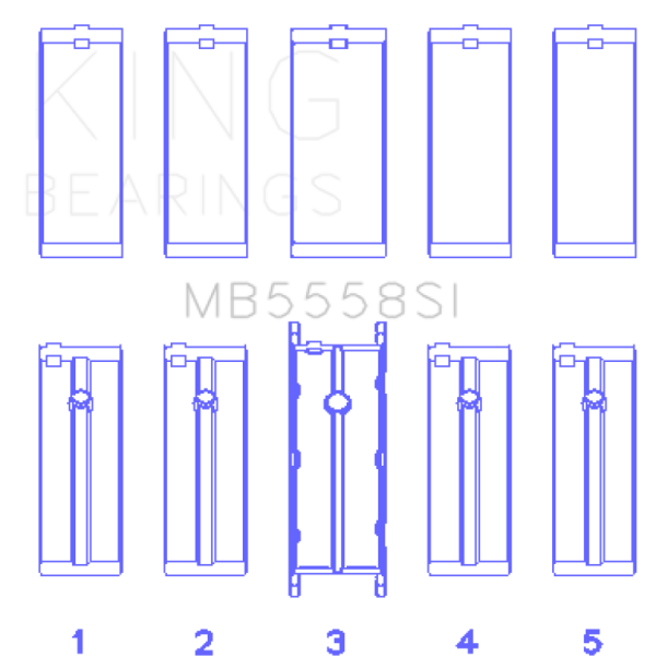 King Engine Bearings MB5558SI0.5