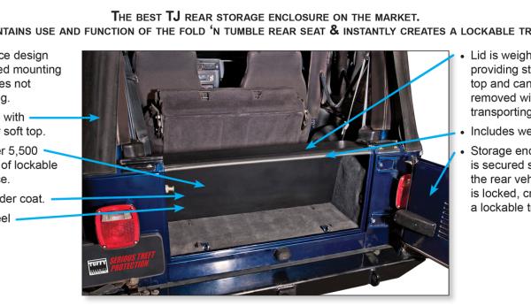 TFY Tailgate Security Enclosure Tuffy Products 296-01