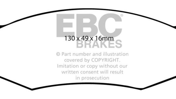 EBC Yellowstuff Brake Pad Sets EBC DP4538R