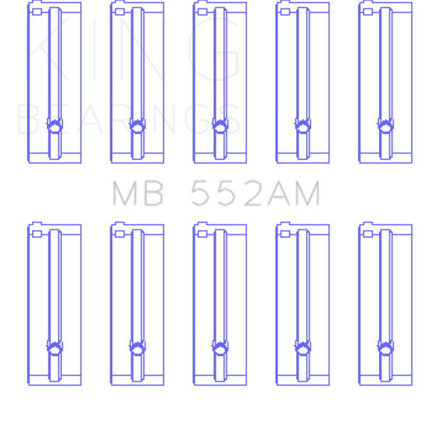 KING Main Bearings King Engine Bearings MB552AM