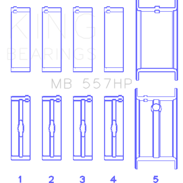 King Engine Bearings MB557HP010X