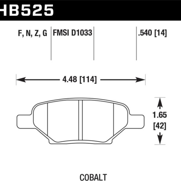 Hawk Performance HB525Z.540