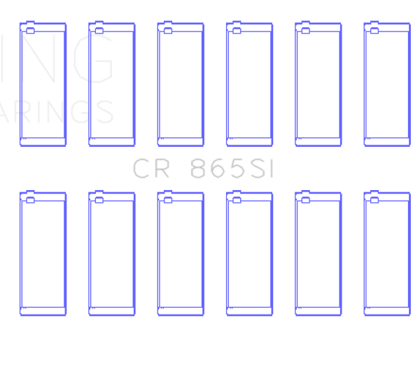 KING Rod Bearings King Engine Bearings CR865SI010