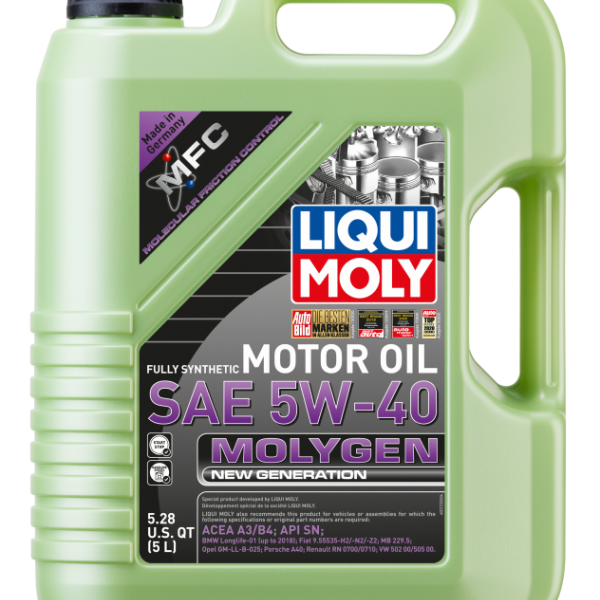 LQM Motor Oil - Molygen NewGen LIQUI MOLY 20232