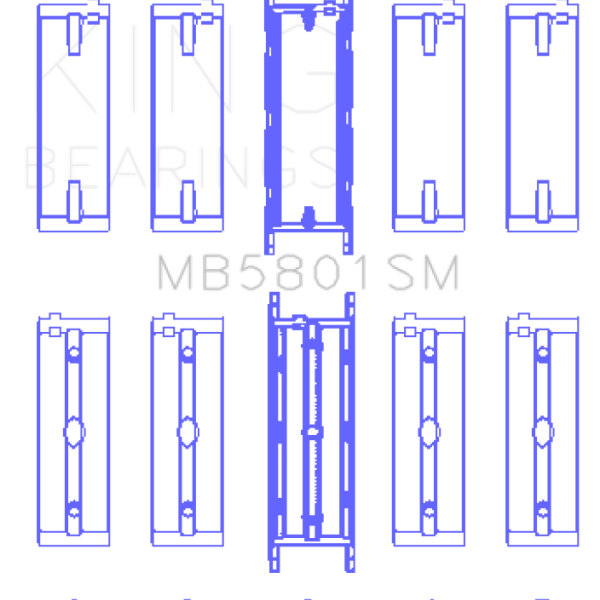 King Engine Bearings MB5801SM0.5