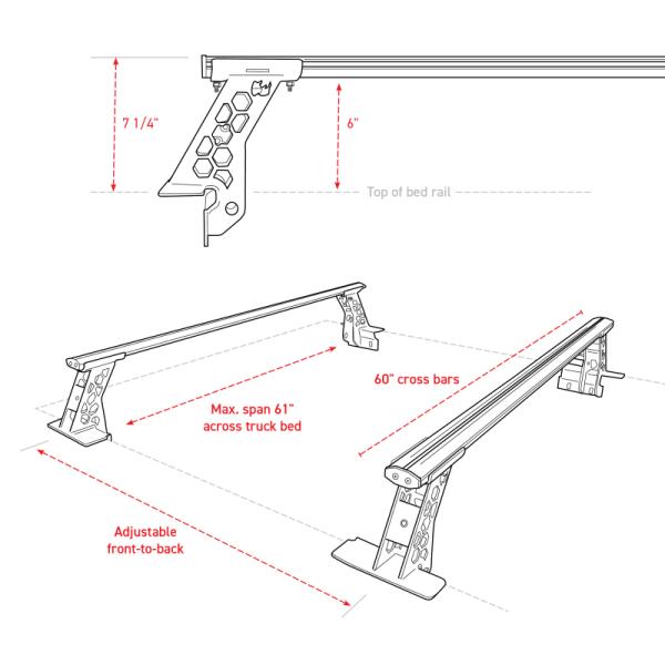 GOR XRS Racks Go Rhino 5935000T
