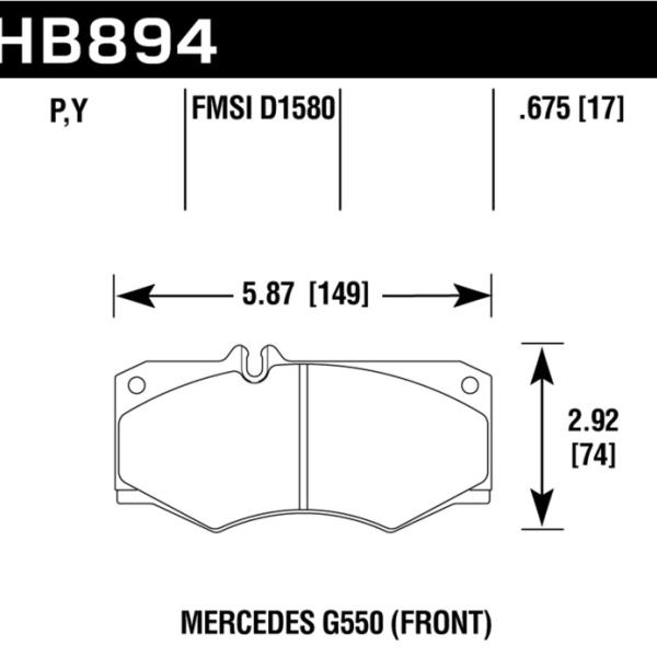 Hawk Performance HB894P.675