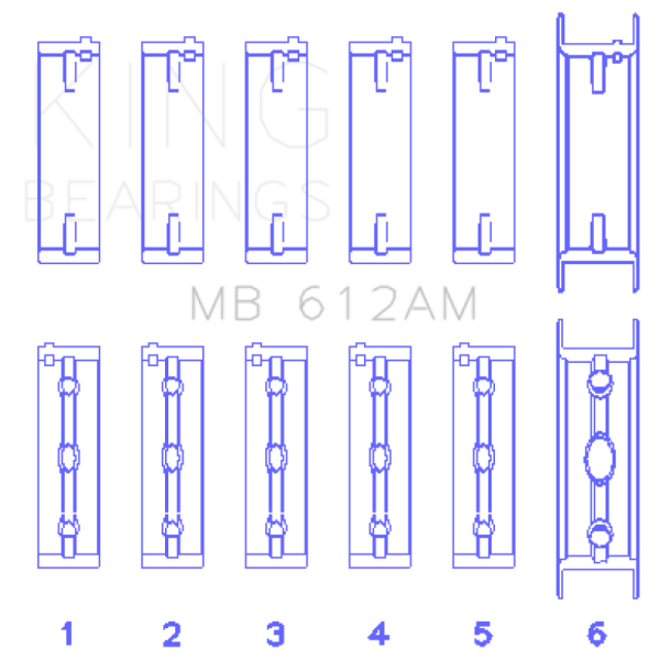 King Engine Bearings MB612AM
