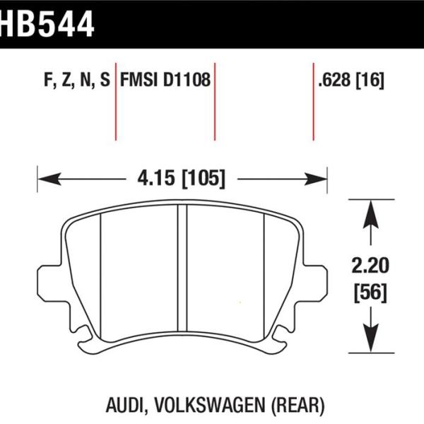 Hawk Performance HB544F.628
