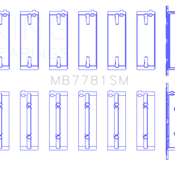 King Engine Bearings MB7781SM0.25