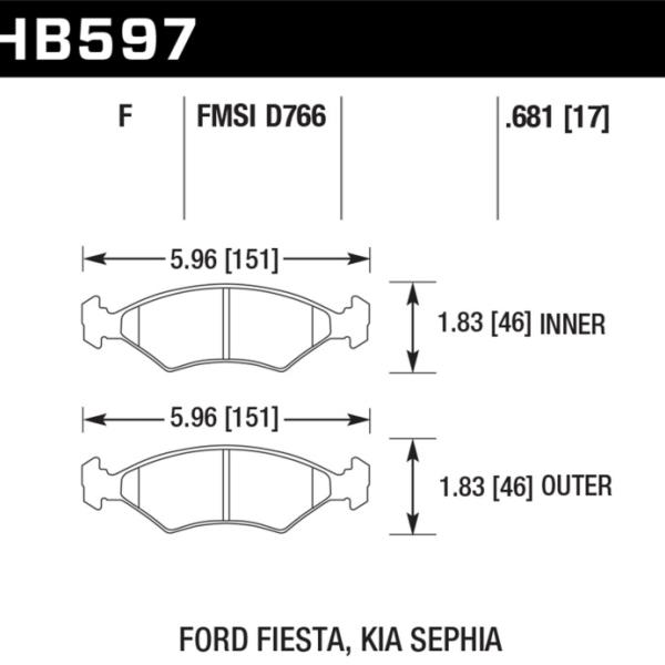 Hawk Performance HB597F.681