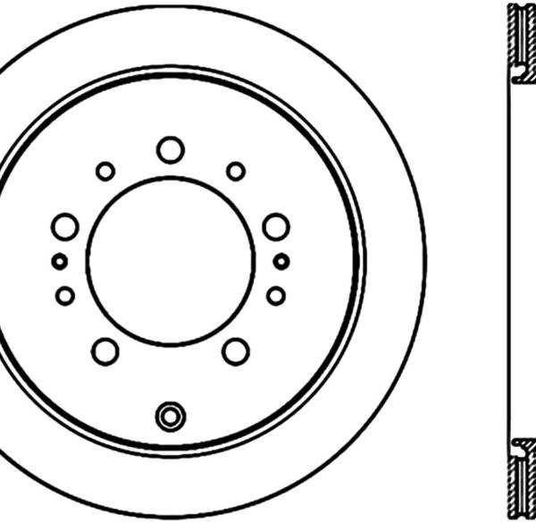 ST Slotted Sport Brake Rotors Stoptech 126.44157CSL