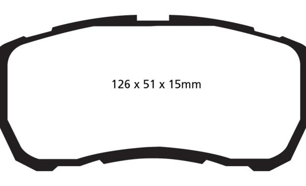 EBC Greenstuff Brake Pad Sets EBC DP22003
