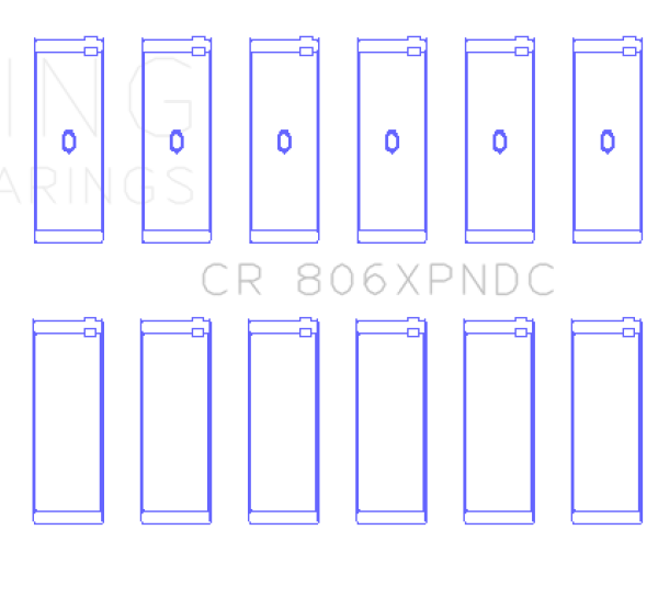 King Engine Bearings CR806XPNDCSTDX