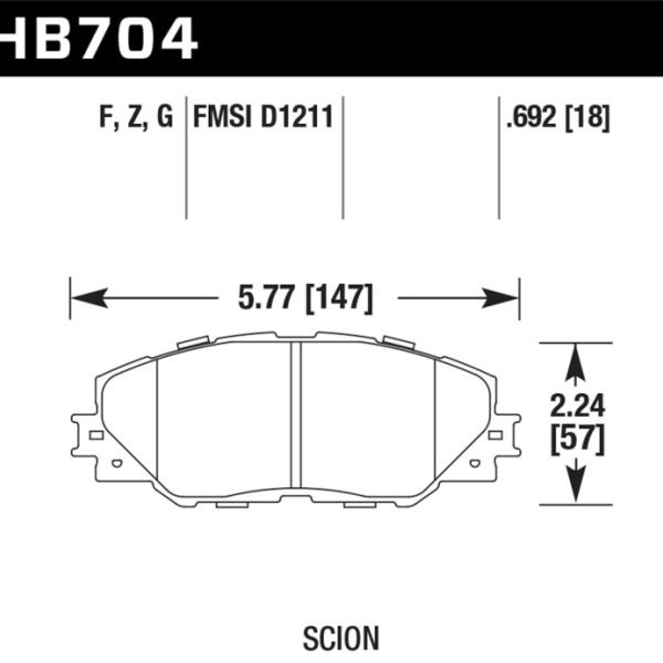 Hawk Performance HB704Z.692
