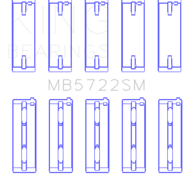KING Main Bearings King Engine Bearings MB5722SM0.25